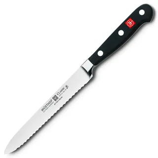 Wüsthof Aufschnittmesser, Classic (4110-7), 14 cm Klingenlänge, geschmiedet, rostfreier Edelstahl, sehr scharfes Messer mit Wellenschliff