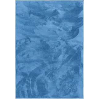 Snapstyle Hochflorteppich, Blau, Textil, 200x200 cm, Teppiche & Böden, Teppiche, Hochflorteppiche & Shaggys
