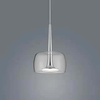 Helestra Flute 1-flg. Ø 140 mm rund Glas klar