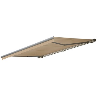 MCW Kassettenmarkise »H122-4x3-V« Elektrische Kassetten-Markise, Markise von 0° bis 35° einstellbar beige