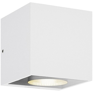 Arcchio LED Wandleuchte außen 'Tassnim' (Modern) in Weiß aus Aluminium (1 flammig,) - LED-Außenwandleuchten Wandlampe, Led Außenlampe, Outdoor Wandlampe für Außenwand/Hauswand, Haus, Terrasse &