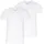 American V-Neck Shirt weiß XL