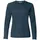 Essential Langarm-t-shirt Dark Sea Uni 36