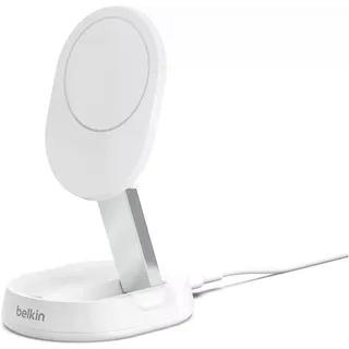 Belkin BOOST CHARGE PRO Qi2 15W magnetisch, verstellbar, 1.5m Kabel, weiß