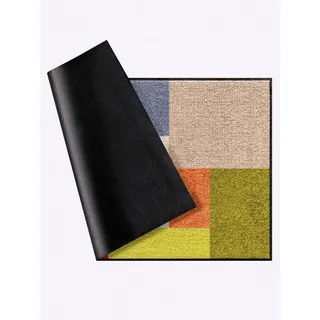 heine Fußmatte Fußmatte, Rechteckig, Höhe: 7 mm, Rutschhemmend, Waschbar beige|bunt 70 cm x 185 cm x 7 mm