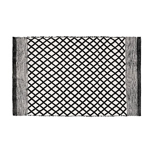 WENKO Badematte Tara schwarz, weiß 50,0 x 80,0 cm