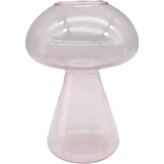 Pilzförmige Glasvase Für Pflanzen [mini-hydroponikvase] [elegante Wohndekoration] [ohne Abgerundete Ecken] (3 Farben: Rosa, Gold, Schwarz)
