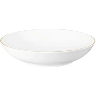 SELTMANN WEIDEN Suppenteller rund 21 cm Goldrand/Weiß