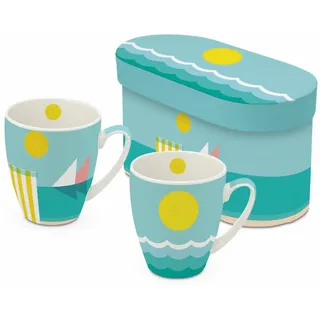 Monaco & Cannes 2 Mug Set, 2er Set, Kaffeetasse, Becher, Tasse, Bone China, 350 ml, 160103074