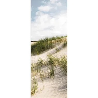 artissimo Glasbild, Beige, Glas, Wasser/Strand/Meer, Rechteckig, 30x80 cm, Bilder und Zubehör, Wandbilder, Glasbilder