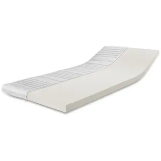 Ravensberger Matratzen Visco-Topper - 90 x 200 x 9 cm - H2/3 RG60 (50-110 kg) - 7 Zonen Matratzenauflage - 9 cm Gesamthöhe - mit Baumwoll-Doppeltuch-Bezug - Matratzentopper