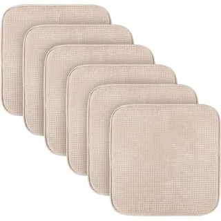 BestLivings Stuhlkissen 38 x 38 x 3 cm Creme