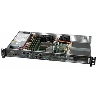 Supermicro Barebone SuperServer 1U Intel Atom C3958 (16C/16T) 2 GHz SYS-5019A-FN5T, Server Barebone