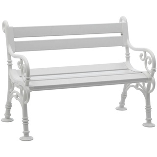 Blome Gartenbank »LINDERHOF« (1-St), 2-sitzer 115cm, Kunststoff weiss, wetterfest weiß