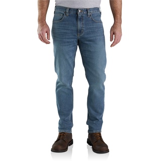 Carhartt Jeans Rugged Flex Relaxed Fit Tapered Jean 104960 Stretch Herren - arcadia - W32/L34