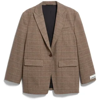 ARMEDANGELS Damen Blazer aus Bio-Baumwoll Mix Check Oversized Oversized Fit - XS