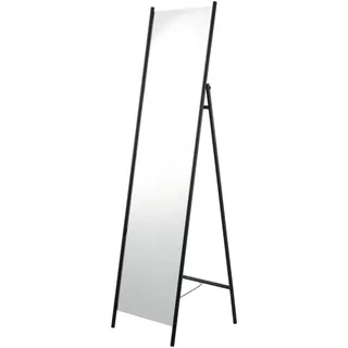 [en.casa] Standspiegel Martano 160 x 42,5 cm Schwarz