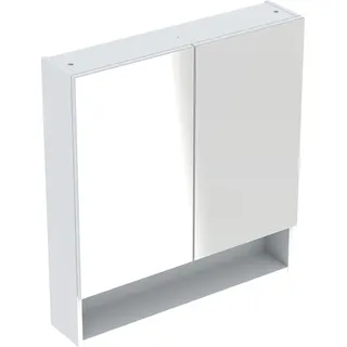 Geberit Selnova Square Badschrank 58.8x17x85 cm Spiegelschrank weiß 501.264.00.1