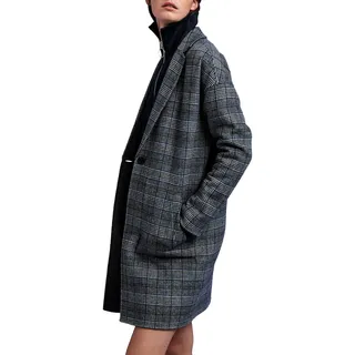 GANT Women's Overcoats Regular Fit Grey in Size Small - 36