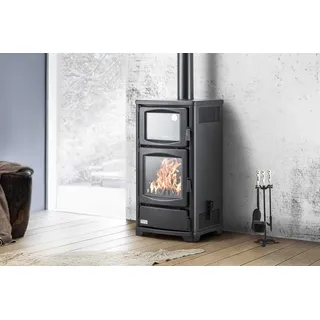 Teba Therm Kaminofen | TS-16 | mit Backfach | 8 kW