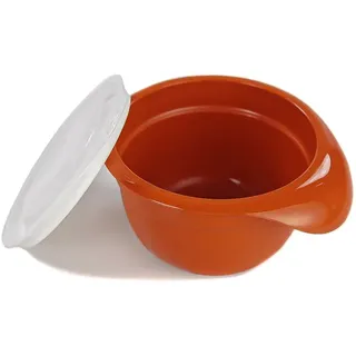 TUPPERWARE Rührschüssel Schüssel klein 650 ml terrrakotta mit Deckel Combiplus - Orange
