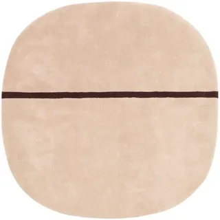 Normann Copenhagen - Oona Teppich, 140 x 140 cm, rose