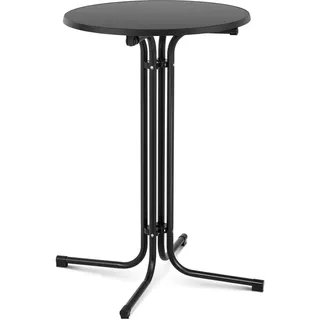 Royal Catering Stehtisch Ø 70 cm klappbar schwarz