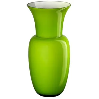 CRISTALICA Blumenvase Modern Dekoration Glasvase Marie Gala 33cm Grün