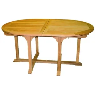 Lex Premium XXL Teak Ausziehtisch 220 x 110 x 75 cm Braun