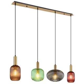 GLOBO Normy 4-flg. 115 cm mehrfarbig Metall/Glas