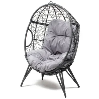 Concept Usine Gartenmuschel, Grau, Kunststoff, 82x155x95 cm, Loungemöbel, Sonneninseln