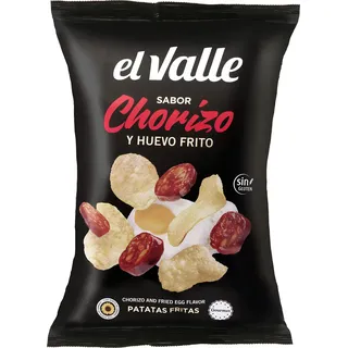 Snacks El Valle Patatas Fritas Chorizo y Huevo Frito