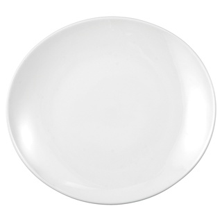 Seltmann Speiseteller MODERN LIFE BBQ, Weiß - Porzellan - Ø 29 cm - oval