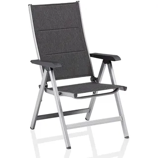 Kettler BasicPlus Multipositionssessel 61 x 68 x 109 cm silber/anthrazit klappbar