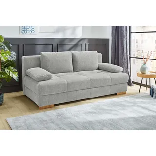 Jockenhöfer Schlafsofa Polyester 2-Sitzer Grau