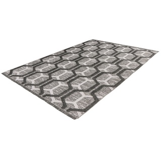 obsession Home Fashion Design-Teppich »My Nomad «, BxL: 120 x 170 cm, rechteckig, Baumwolle/Polyester - grau