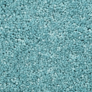 BODENMEISTER Teppichboden "Veloursteppich Pegasus" Teppiche Gr. B/L: 450 cm x 400 cm, 10 mm, 1 St., blau (hellblau türkis) Teppichboden
