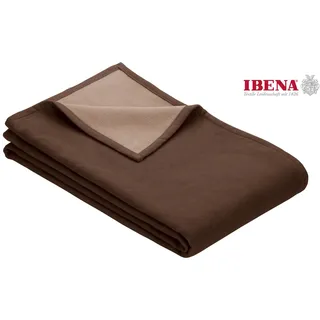 IBENA Cotton Pur 140 x 200 cm kakao-taupe
