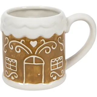 Kaffebecher INGWERHAUS (LBH 14x9,50x10 cm) - bunt - LBH 14x9,50x10 cm