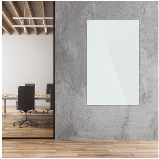 Kubus Magnettafel Glas-Whiteboard, verschiedene Größen, magnethaftend, Magnettafel, Sicherheitsglas weiß 120 cm x 120 cm