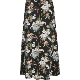 URBAN CLASSICS Viscose Kurzer Rock Black Mixed S