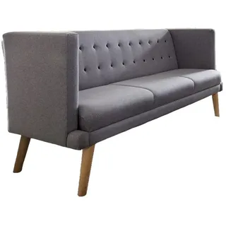 Natur24 Essbank Küchensofa Tischsofa Rimini 115x72 Grau grau