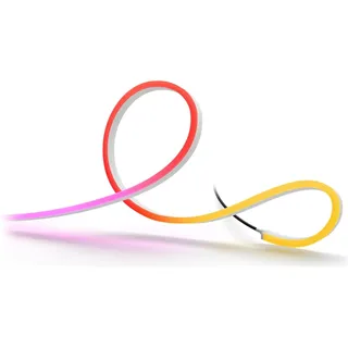 Philips Hue, LED Streifen, Neon Gradient Outdoor Lightstrip (EU-Stecker) (RGBW, 1000 cm, Outdoor)