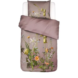 Essenza Ficaria Blumen Satin Woodrose 135 x 200 cm + 80 x 80 cm