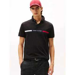 Tommy Hilfiger HILFIGER CHEST INSERT REG POLO schwarz L