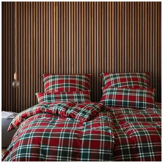 ELEGANTE Manchester Kariert Flanell Rot 80 x 80 cm