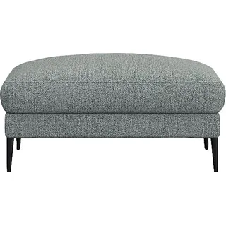 FLEXLUX Pouf Belle Polsterhocker, Sitzhocker, Skandinavisches Design, In hochwertiger Verarbeitung blau