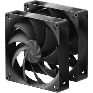 HAVN H18 PWM Lüfter - 2-Pack - 2er-Pack, 180mm, schwarz PC-Gehäuse-Lüfter Schwarz
