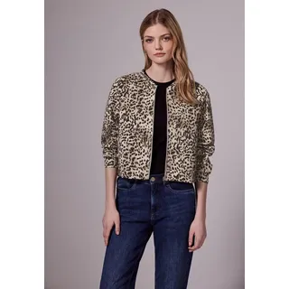 street one studio Damen Blouson mit Leo-Muster - 46