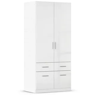 Rauch Drehtürenschrank Celle 91 x 197 x 54 cm Weiß